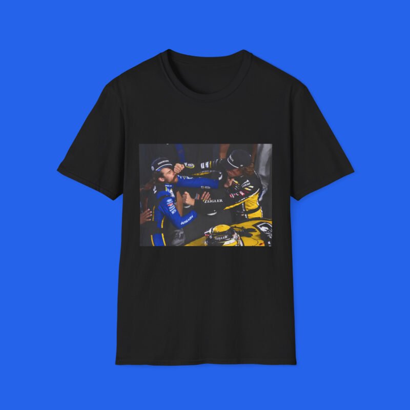 Carson Hocevar NASCAR Fight Shirt black T-shirt front