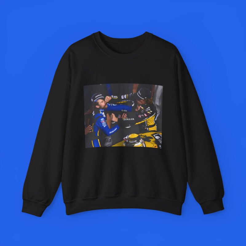 Carson Hocevar NASCAR fight black sweatshirt