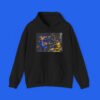 Carson Hocevar fight design black hoodie front