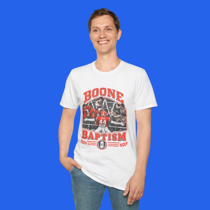Carson Kolb Boone Baptism Shirt on male model