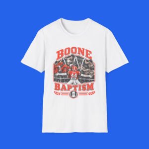 Carson Kolb Boone Baptism Shirt white T-shirt front