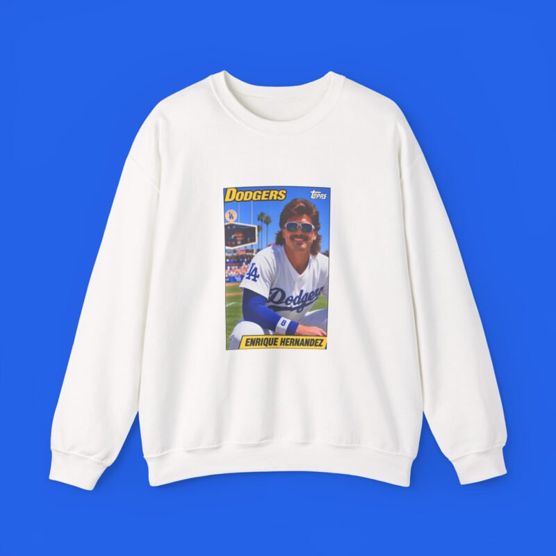 David Vassegh Kiké Hernández black sweatshirt front design