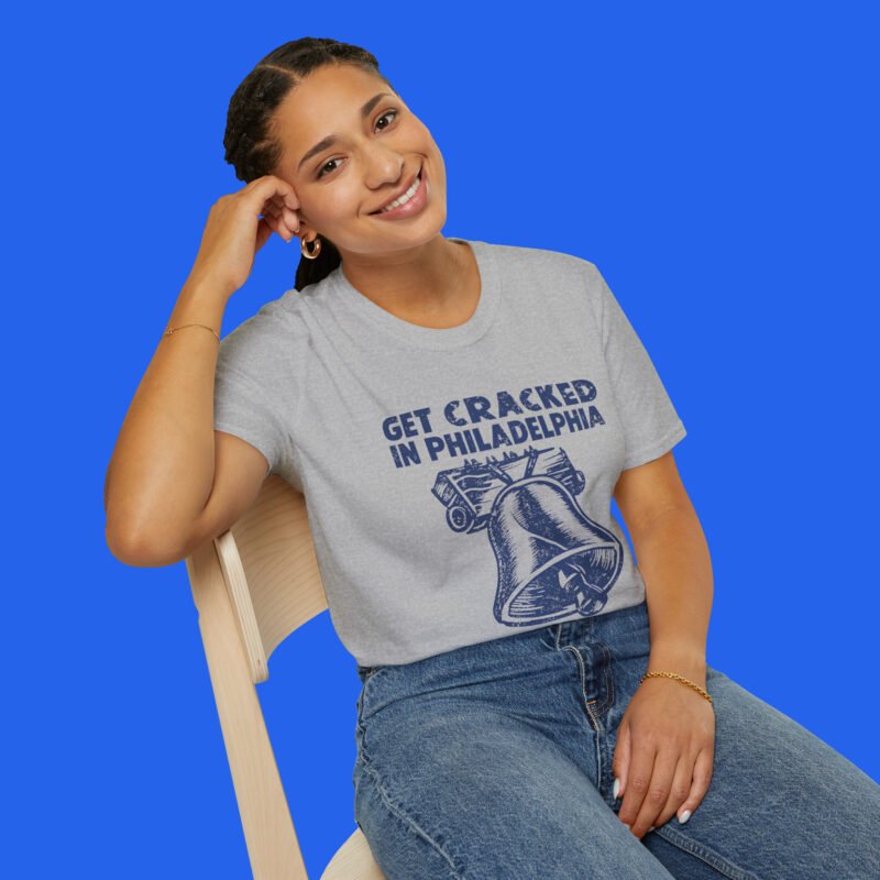 Get Cracked In Philadelphia Shirt on female model