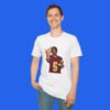 Jayden-Daniels-Middle-Finger-Shirt-White-Male-Model