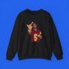 Jayden-Daniels-Middle-Finger-Sweatshirt-Black