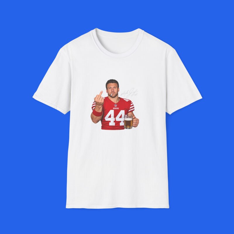 Kyle-Juszczyk-Drinking-Middle-Finger-Shirt