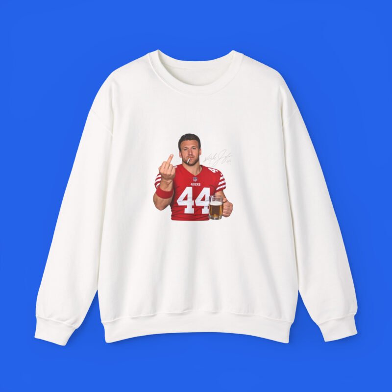 Kyle-Juszczyk-Drinking-Middle-Finger-Sweatshirt