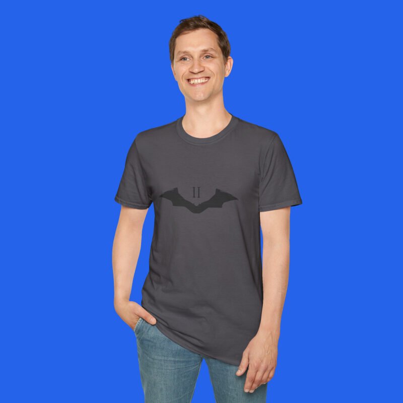 The Batman Part II Shirt charcoal male model