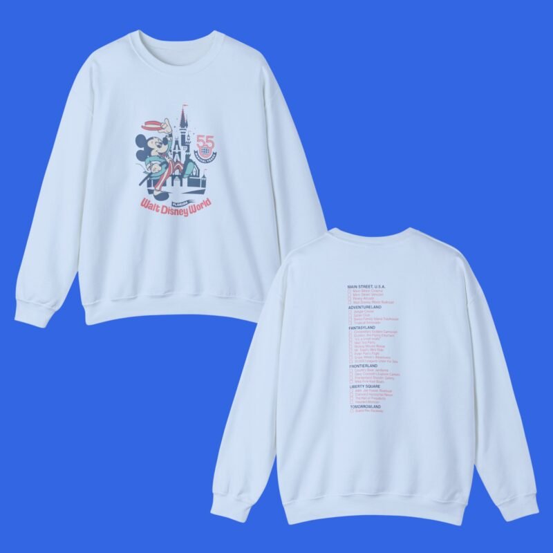 Walt-Disney-World-55th-Anniversary-Sweatshirt Walt Disney World 55th Anniversary Shirt