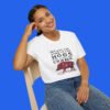 We Are The Sons Of The Hogs You Couldn't Crank white shirt female model