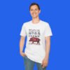 We Are The Sons Of The Hogs You Couldn't Crank white shirt male model