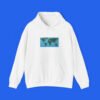 World-Map-Continents-White-Hoodie World Map Continents Green And Blue Ocean Shirt