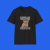 Daddy Kitten Shirt shown on a black T-shirt mockup