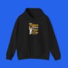Black hoodie with Tigers-inspired rivalry graphic