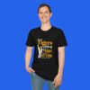 Male model wearing a black Tigers Rivalry Shirt