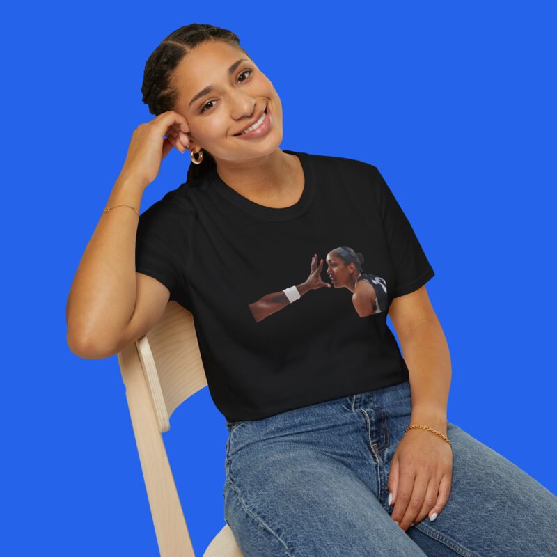 Aja-Wilson-MVP-Basketball-T-Shirt-female-model