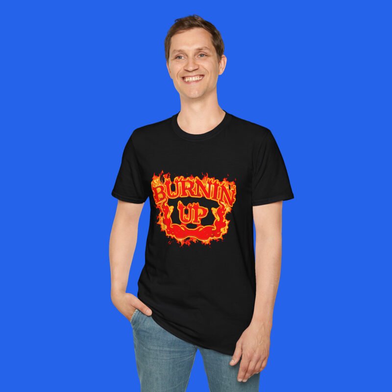 Burnin-Up-Flames-Shirt-Male-Model