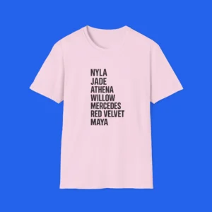 Nyla Jade Athena Willon Mercedes Red Velvet Maya Shirt