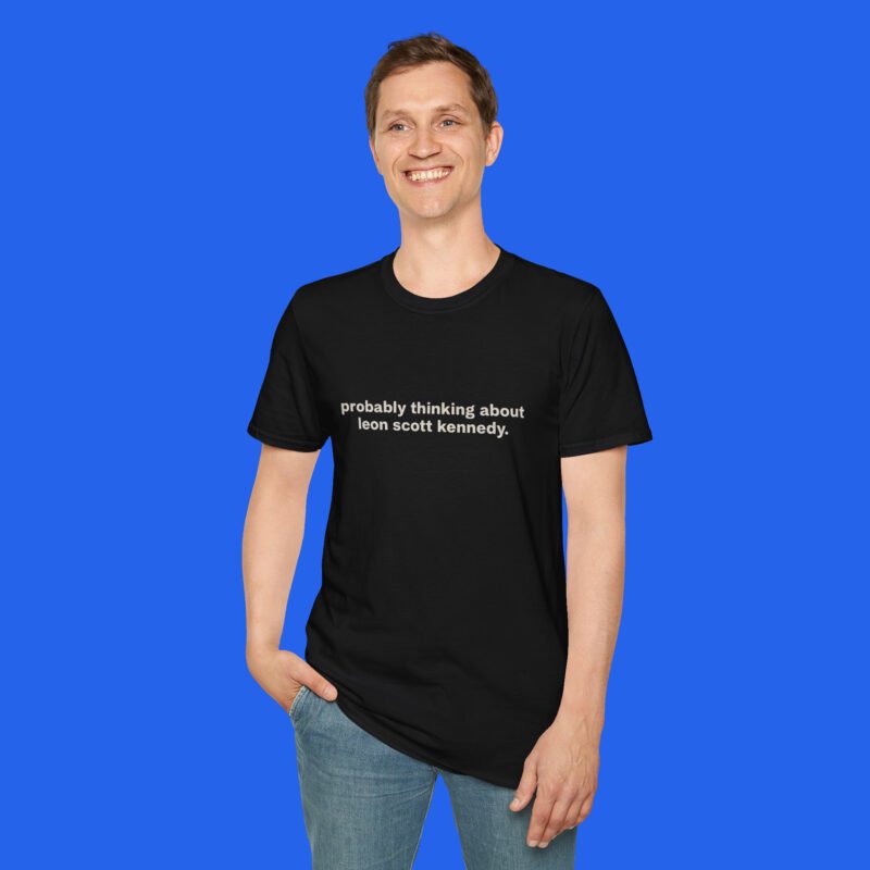 Probably-Thinking-About-Leon-Scott-Kennedy-Shirt-Male-Model