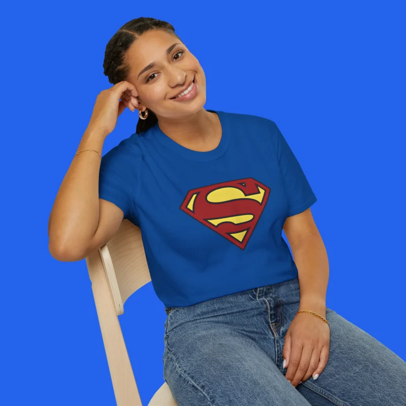 Superman-Shirt-female-model Superman Shirt