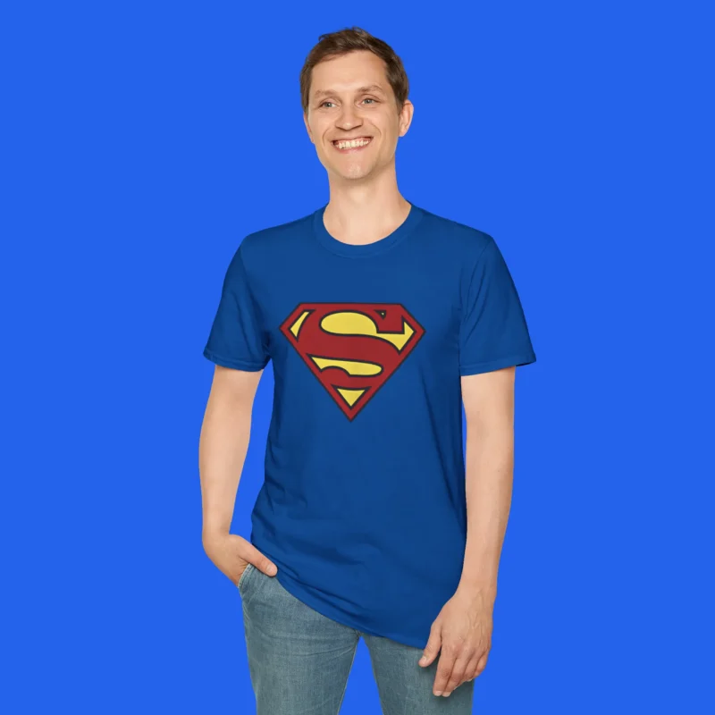 Superman-Shirt-male-model Superman Shirt