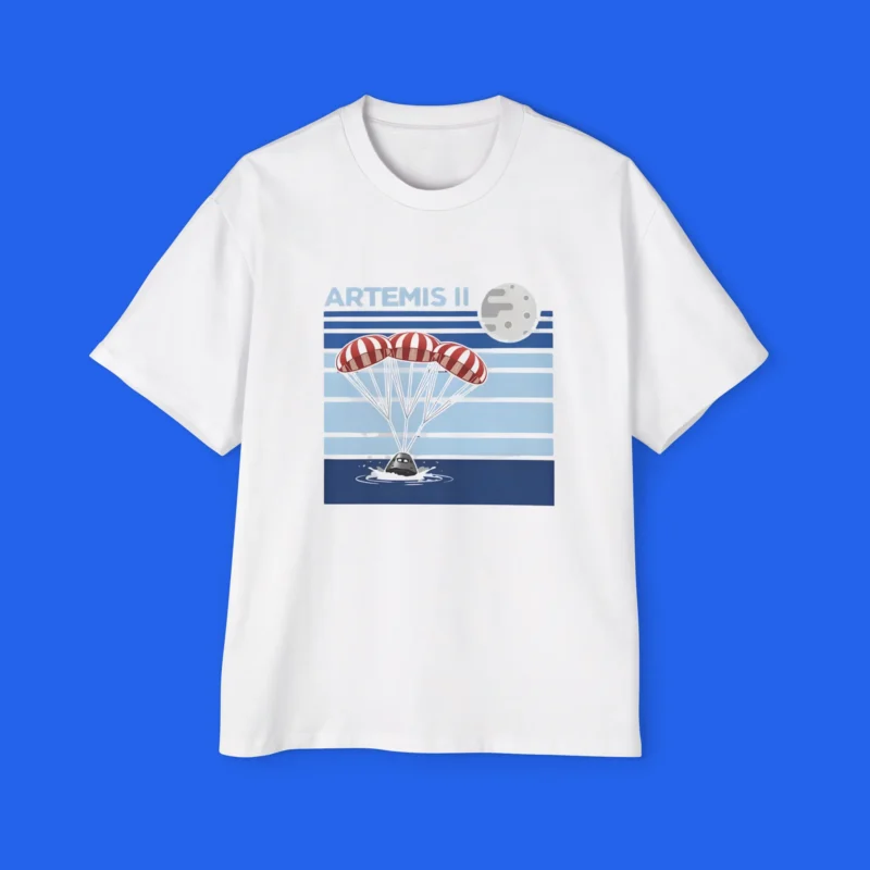 Artemis II Splashdown Oversized Tee