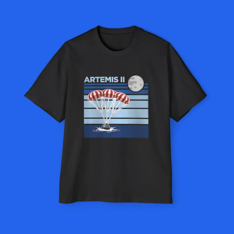 Artemis II Splashdown Oversized Tee