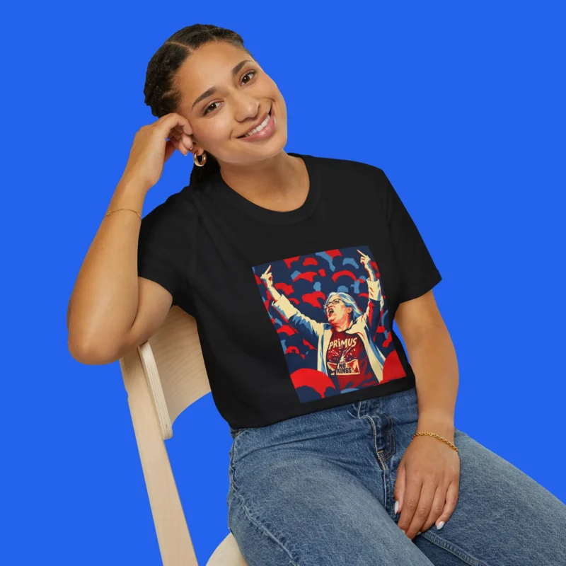 Aunt Sue Primus No Kings Middle Finger Shirt
