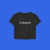 Dua Lipa Censored Baby Tee