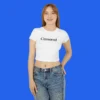 Dua Lipa Censored Baby Tee
