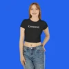 Dua Lipa Censored Baby Tee