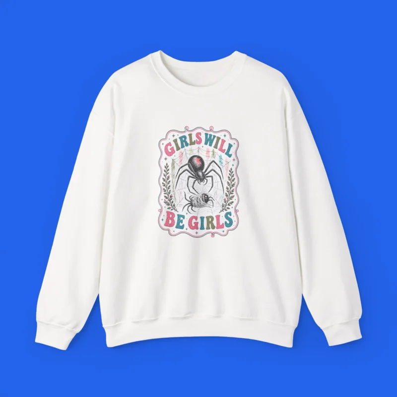 Girls Will Be Girls Black Widow Shirt