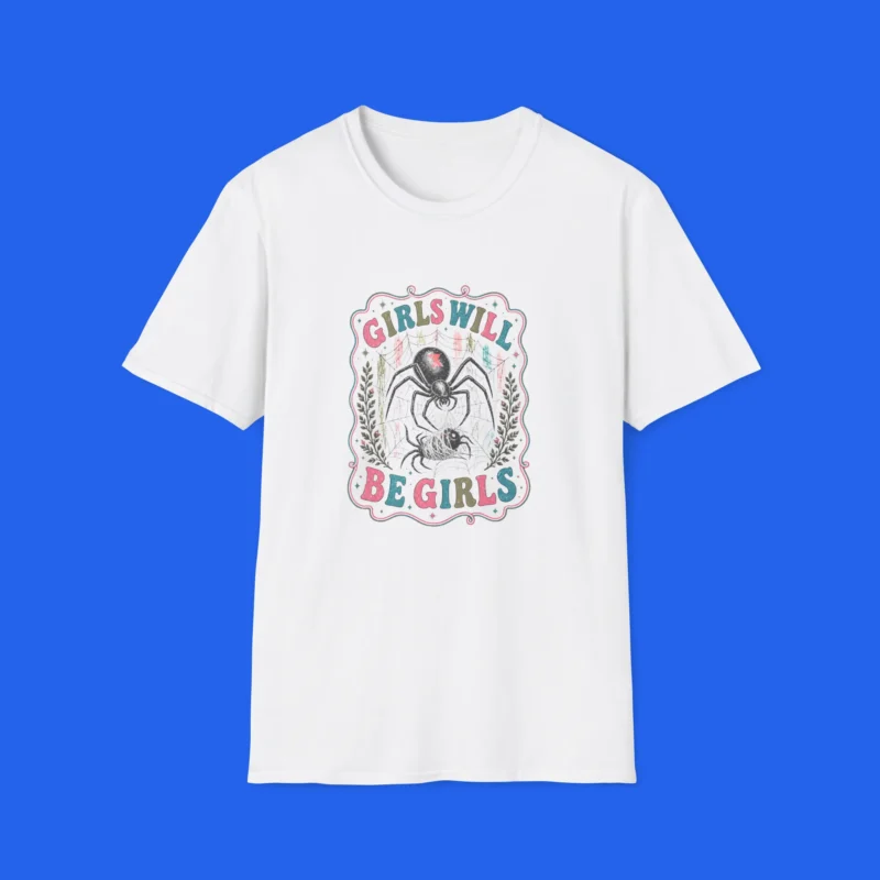 Girls Will Be Girls Black Widow Shirt