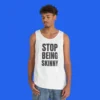stop-being-skinny-tank-top-male-model Stop Being Skinny Tank Top